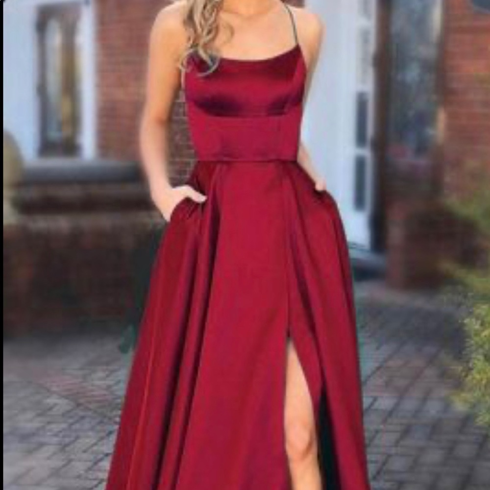 Red prom dress